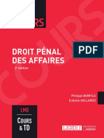 J3L2 (Sujet) - Droit Pénal Des Affaires (Cours)