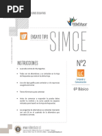 Ensayo2 Simce Lenguaje 6basico