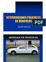 Intervencion Policial en Vehiculo PNP