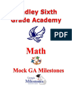 lsga math mock milestone student version