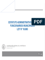 36 Presentación aspectos generales Estatuto Administrativo para funcionarios municipales Ley Nº 18.883.pptx