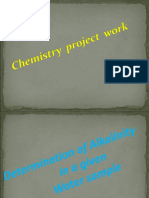 111Chemistry Project Work