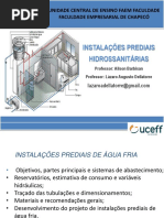 1º Aula - Conceito-Projeto Abastecimento-Reservatório