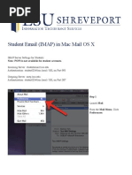 Student Email (IMAP) in Mac Mail OS X