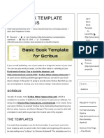Basic Book Template For Scribus - John Osterhout