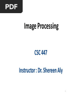 Lec 1 Image Processing PDF