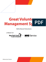 GVMS Guide Skills Based Volunteers