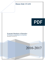 Economie Monétaire Et Financière – Support de Cours (S3)