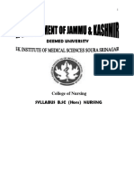 Skims BSC Nursing Syllabus PDF