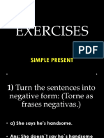 EXERCISES - Simple Present - Review