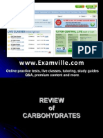 Review of Carbohydrates