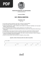 Engenharia Civil Prova concurso Sertãozinho