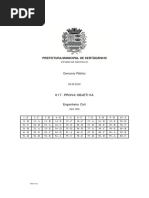 Gabarito Concurso Eng Civil Sertãozinho