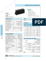 Miniature High Power Relay Provides 8A Switching Capabilities