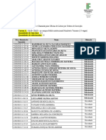 Resultado e Chamada Para Oficina de Libras Por Ordem de Inscrição