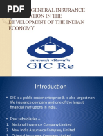 Role of General Insurance Corporation in The Development