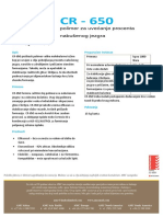 Uputstvo Za Upotrebu CR-650 Aditiva PDF