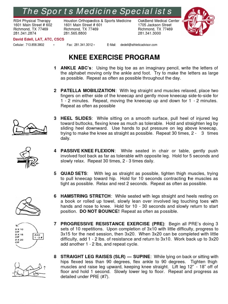 Knee Rehab | PDF