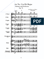 IMSLP59241-PMLP33894-Weber - Clarinet Concerto No. 2 (Orch. Score) PDF