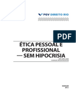 Ética Pessoal e Profissional - Sem Hipocrisia