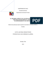 El Régimen Jurídico de Los Servicios en Chile PDF