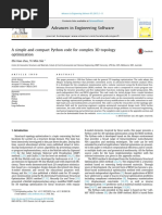 A Simple and Compact Python Code For Complex 3D Topology Optimization, 2015