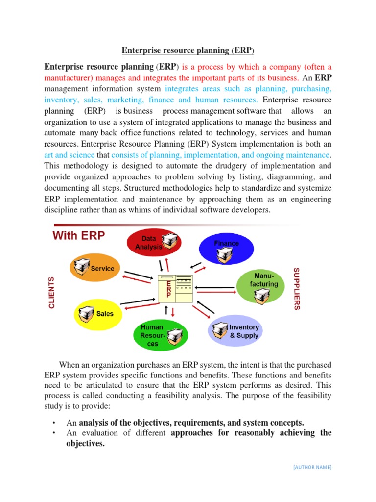 Enterprise Resource Planning | PDF | Enterprise Resource Planning