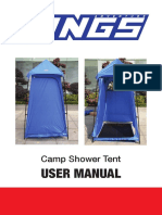 User Manual: Camp Shower Tent