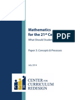 CCR Maths Concepts Processes