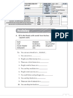 Simón Bolívar School English Test Results 2013