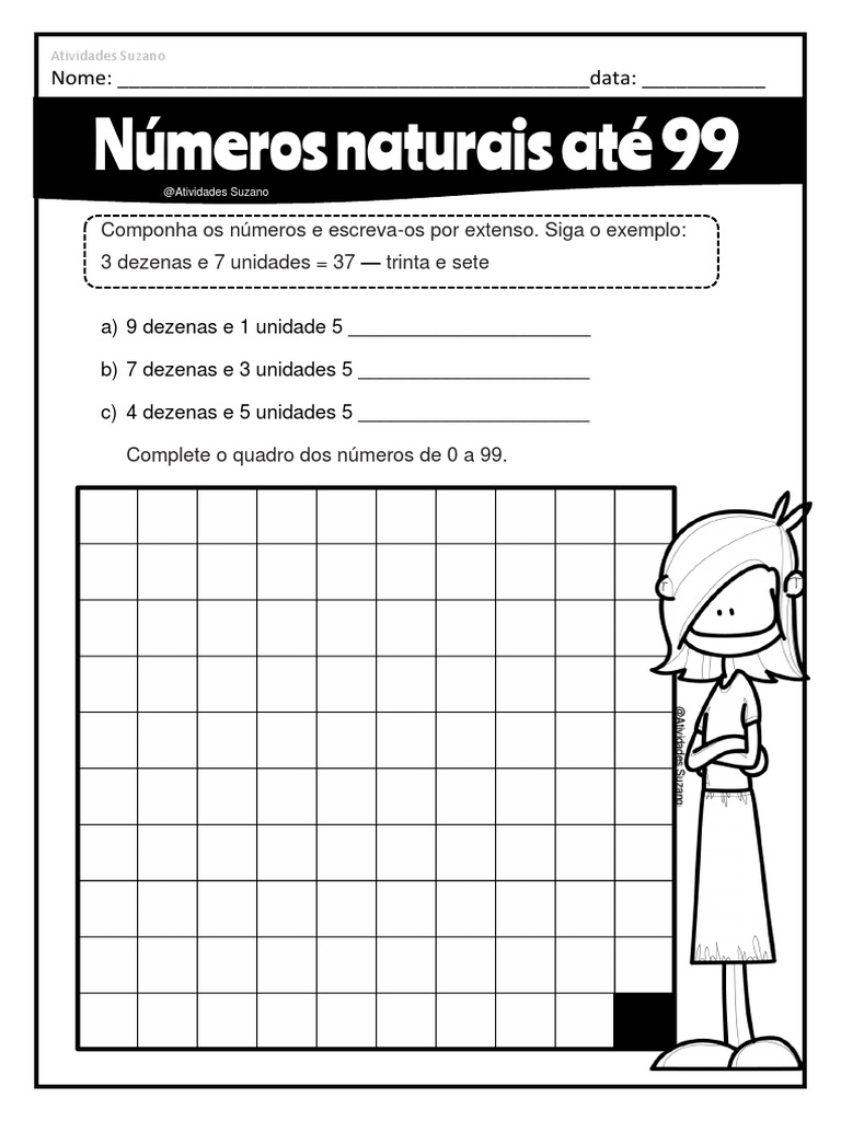 Atividades Números Naturais 3º Ano | PDF | Ensino de Matemática | Lazer