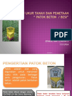 Tugas Iut Patok Beton