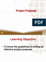 7 The Project Proposal