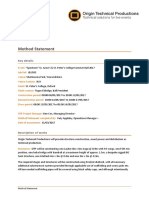 Addendum 3 - 5.0. Method Statement - Redacted