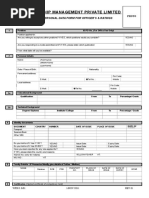 Seastar Ship Management Private Limited: Application / Personal Data Form For Officer'S & Ratings