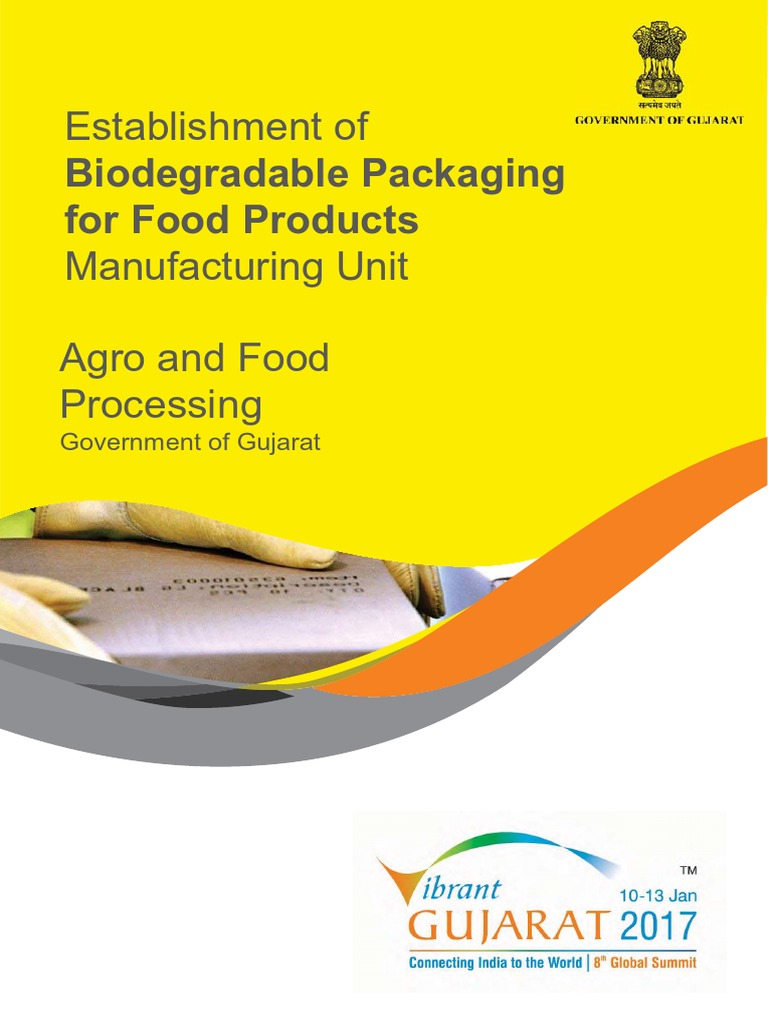Biodegradable Packaging For Food Products | PDF | Plastic | Industries
