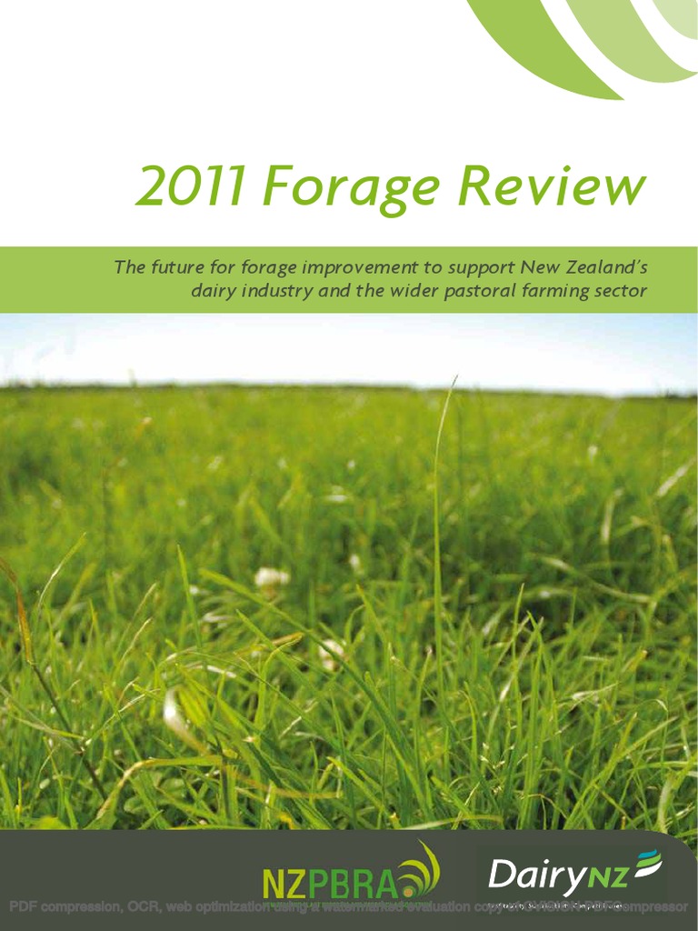 2011 Forage Review Guide | PDF | Plant Breeding | Dairy Farming