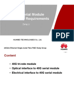 40G Serial Module Technical Requirements: Zeng Li