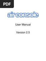 Airconsole User Manual Full-V2.51