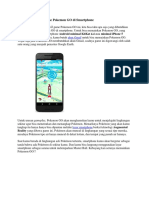 Cara Memainkan Game Pokemon GO Di Smartphone