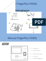 Manual Cara Daftar Karyawan FingerPlus FID92L