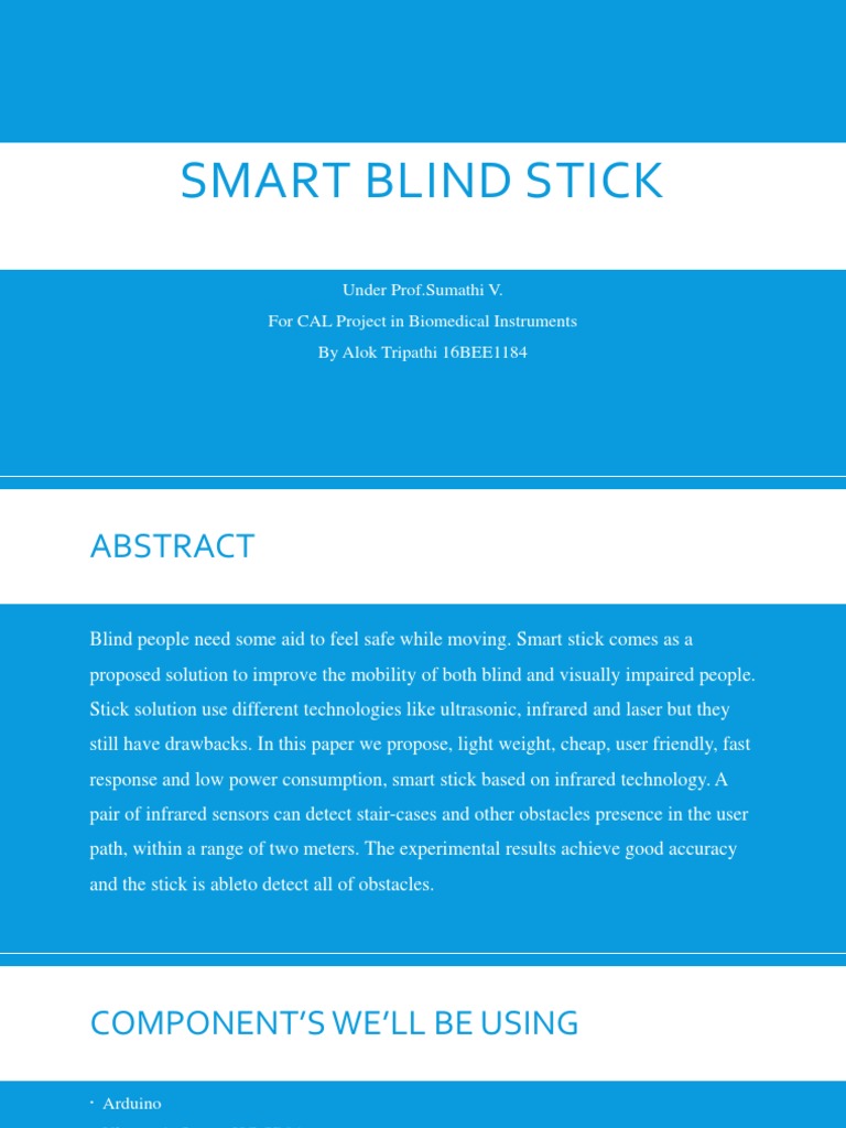 Smart Blind Stick | PDF