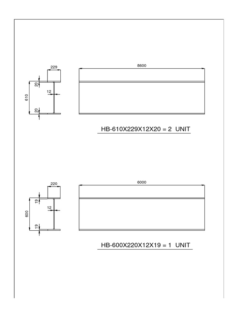 HB-610 and HB-600 Unit Specifications | PDF