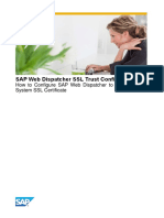 Web Dispatcher SSL Trust Configuration