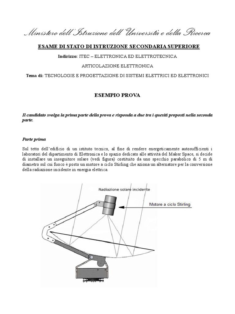 Tecnologie E Progettazione Di Sistemi Elettrici Ed Elettronici