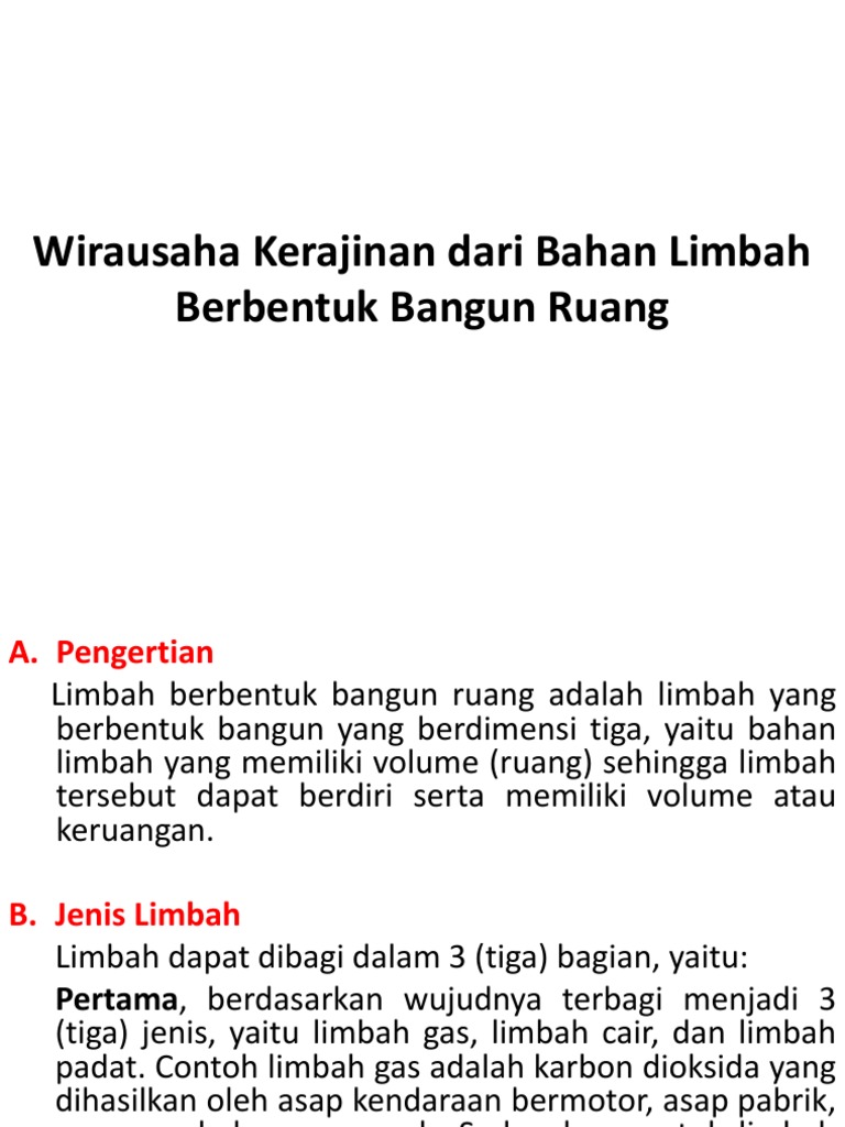 15+ Contoh laporan kerajinan dari bahan limbah berbentuk bangun ruang ideas