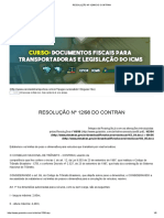 Resolução 12/98 do CONTRAN estabelece limites de peso e dimensões de veículos