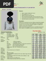 Battery Operated Electromagnetic Flow Meter - SS1020 - Manas Microsystems Pvt. Ltd.