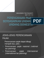 Anggraeni Tiwi Pangesti - 0227 1511 113 - Perencanaan Pajak Berdasarkan Undang-Undang Domestik