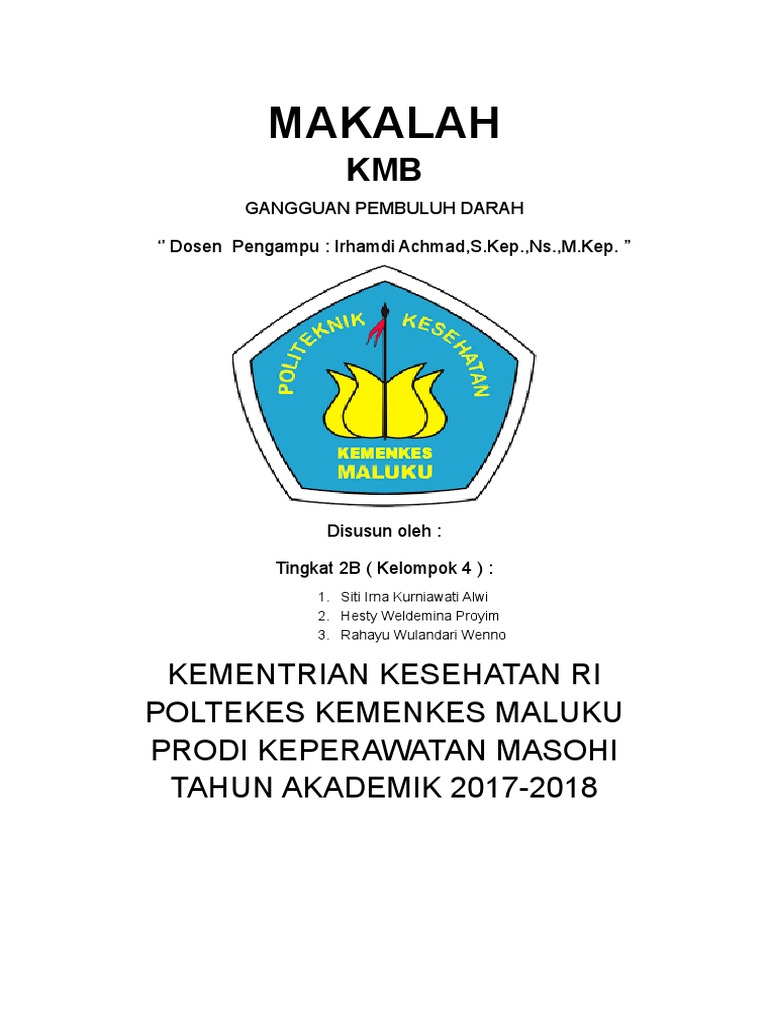 Makalah Gangguan Pembuluh Darah